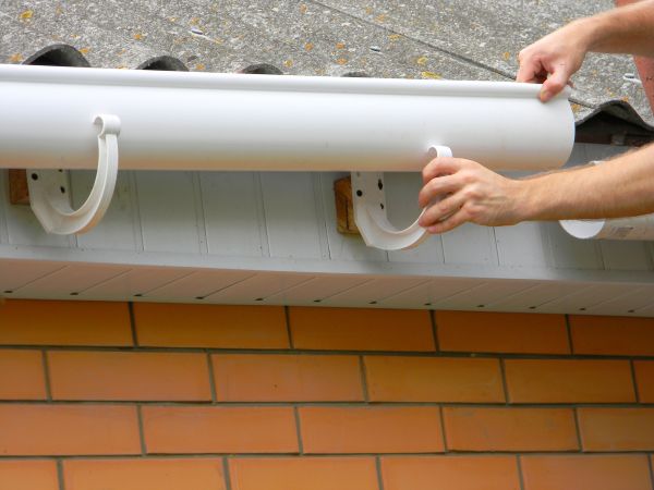 Half Round Gutter Installation in Granville