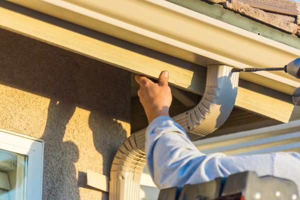 Aluminum Rain Gutter Service in Granville