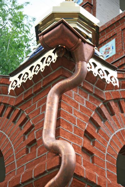 Church Downspout Installation in Granville